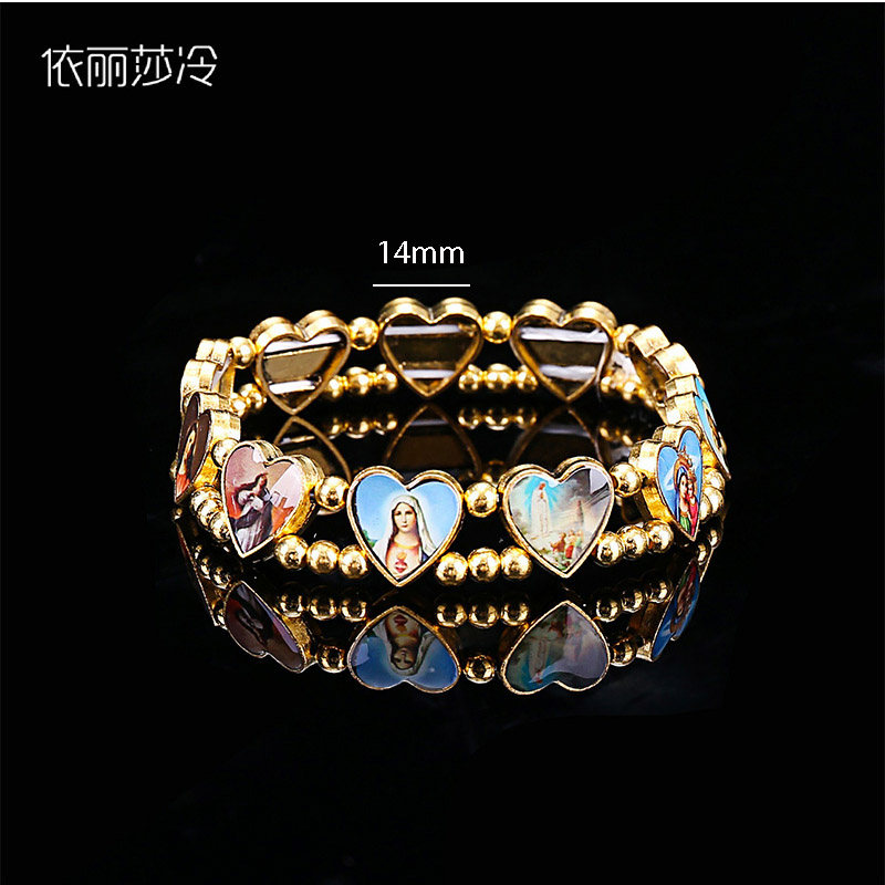 Streetwear Brand Accessories - Bracciale con perline cattolica bracciale a