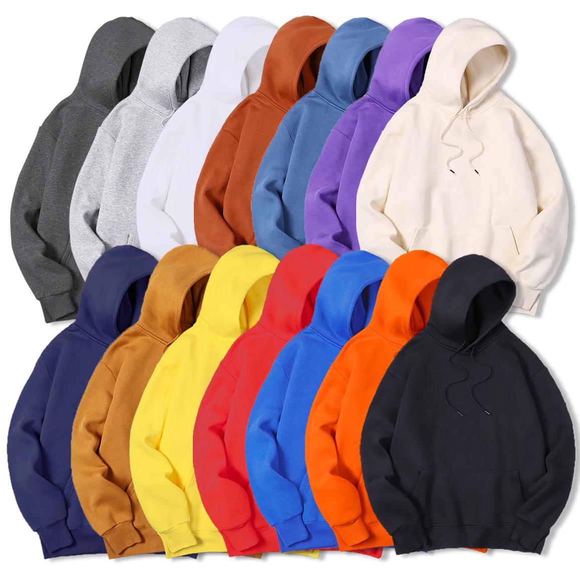 Streetwear Brand Hoodie - Felpa con Cappuccio da Uomo in