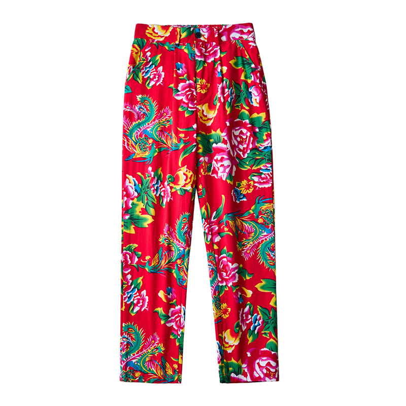 Streetwear Brand Flower - Pantaloni popolari da uomo in stile