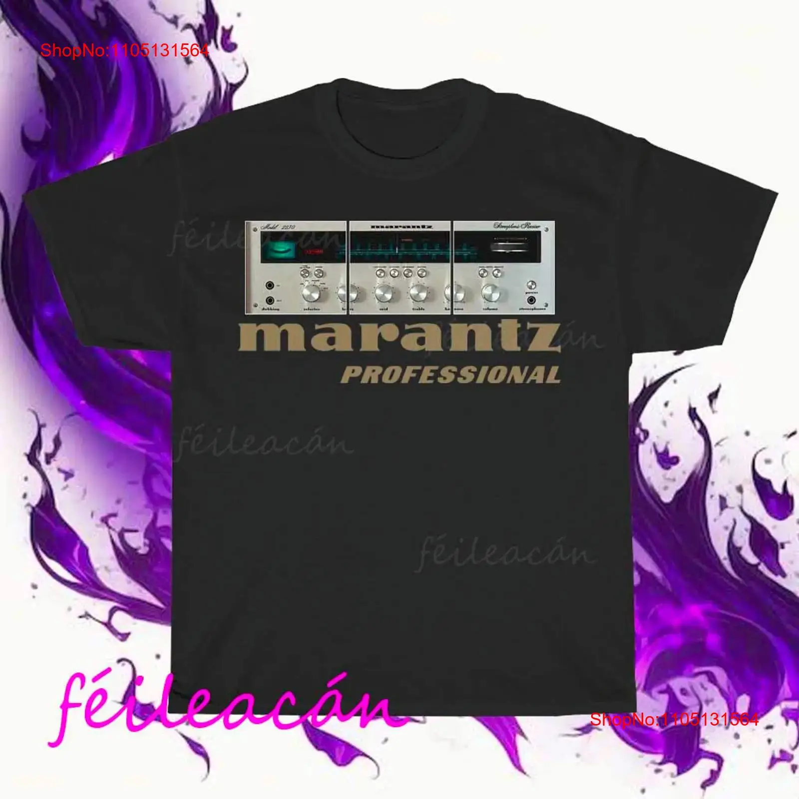 Streetwear Brand With A Logo - Nuovissimo amplificatore Marantz Logo maglietta americana