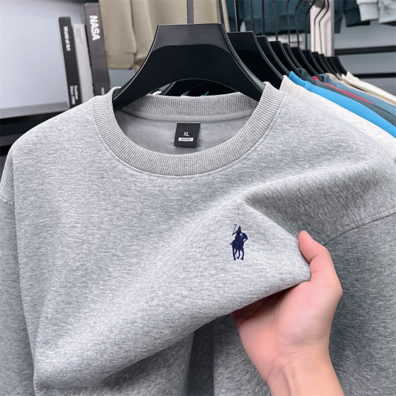 Streetwear Brand Hoodie - Felpa ricamata con il logo Pony,
