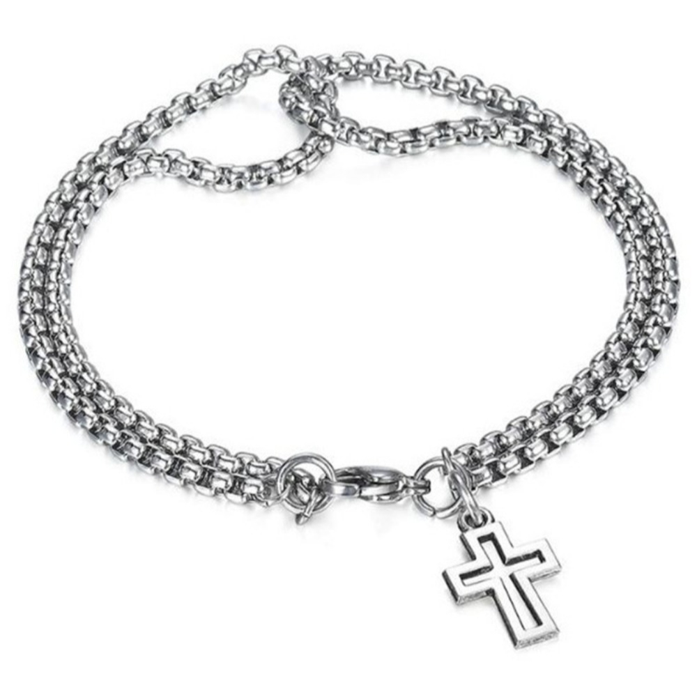 Bracciale con ciondolo croce a - Streetwear Brand Accessories recensione e prezzo