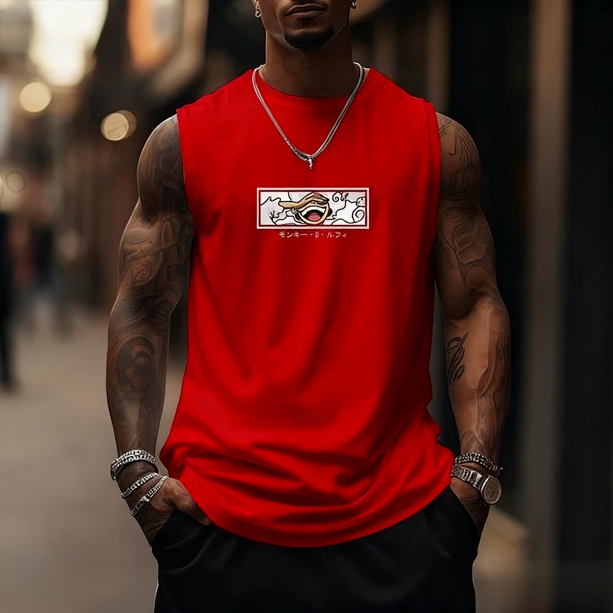One Piece Rufy Gear 5 Canotta  - Streetwear Gym Brand recensione e prezzo